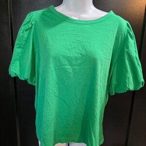 Loft Green Blouse Sz XL